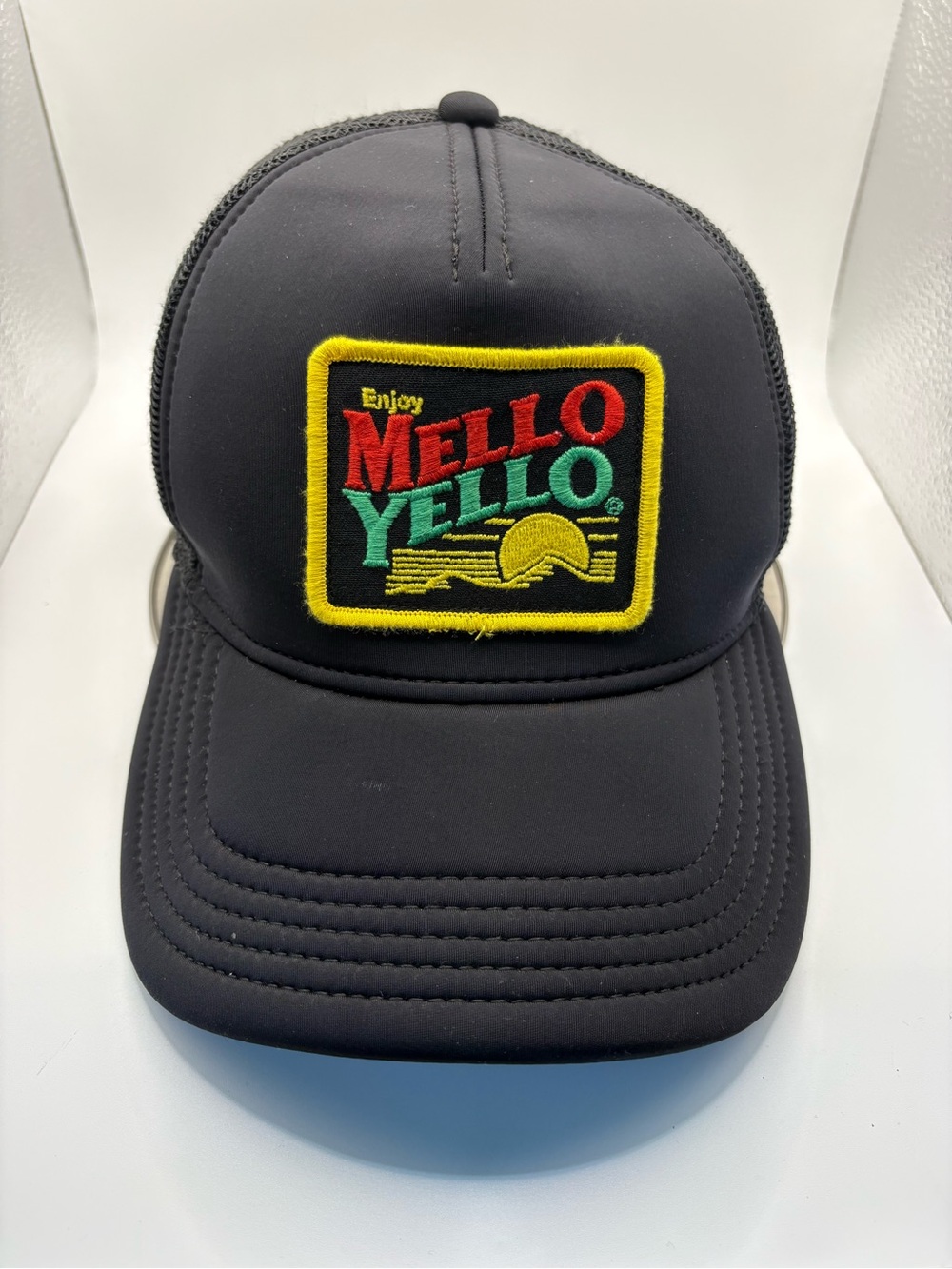 Mello Yello Coca-Cola American Needle Black Mesh Trucker Snapback Hat